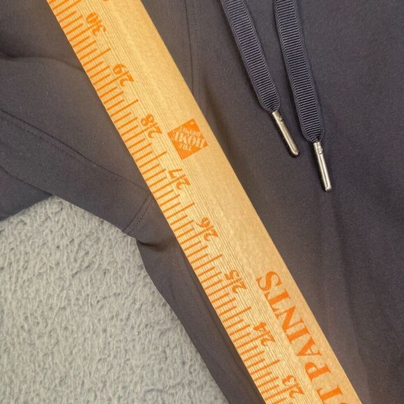 Lululemon On The Fly Jogger Pants Black Size 2 Drawstring Logo LW5cpjs - Picture 6 of 9